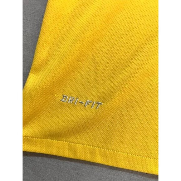 CBF Brazil Home Nike DRI-FIT Jersey Mens Large Yellow Short Sleeve. - Picture 6 of 15